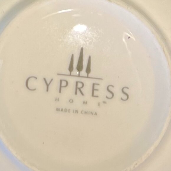 Set of 3 CYPRESS HOME Chef Pattern Ceramic Mugs / Soup Bowls with Handles - Picture 10 of 10